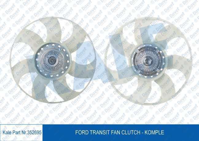KALE 352695 Fan Termik-Komple Ford Transit